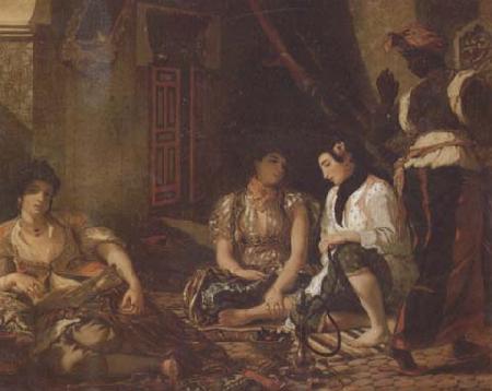 Eugene Delacroix Femmes d'Alger dans leur appartement (mk32) Sweden oil painting art